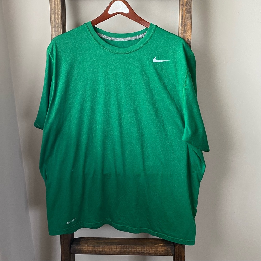 Green Nike Dri-fit Workout Top